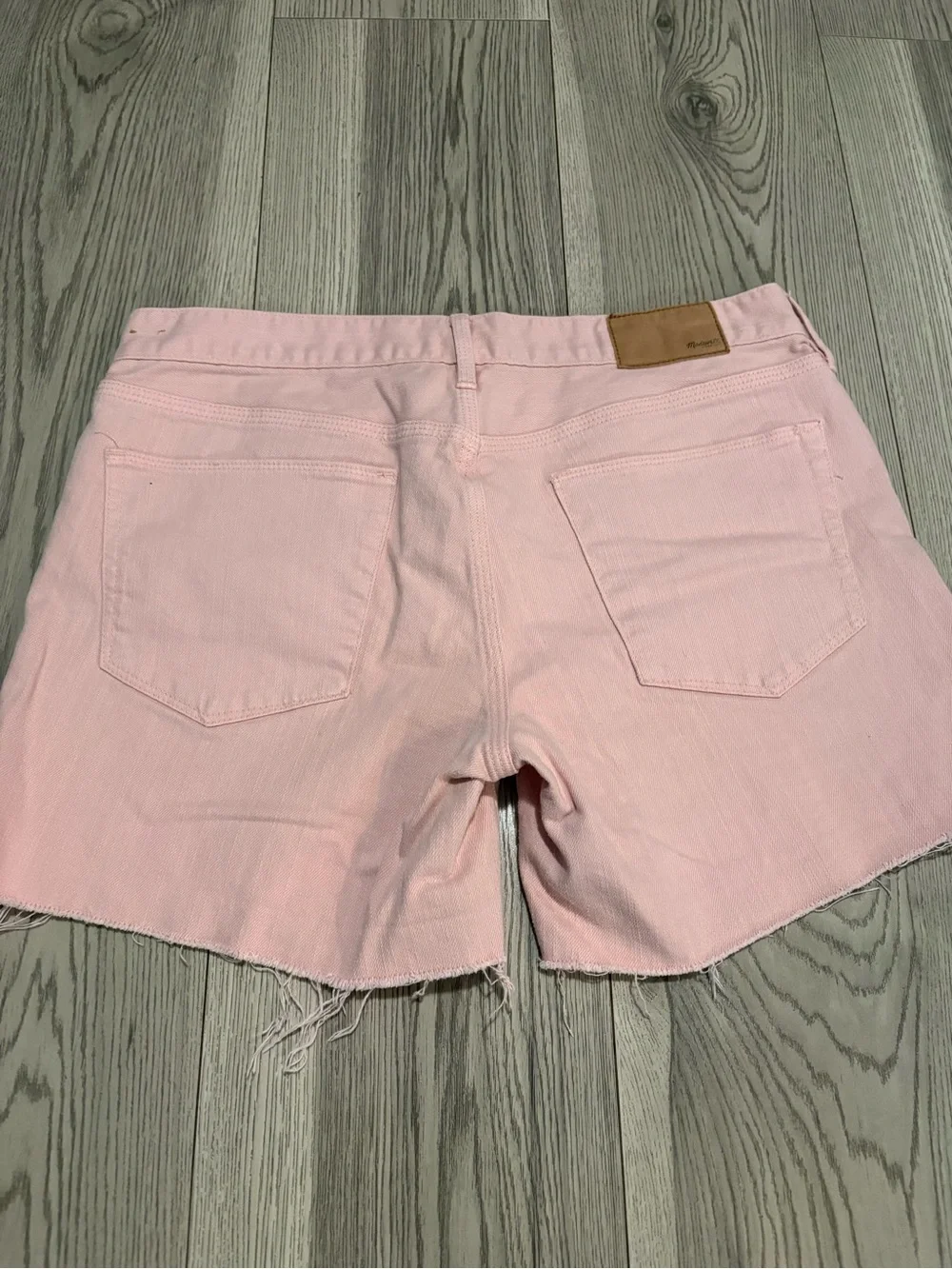 Madewell Pink Denim Shorts Size 28
